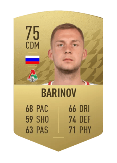 Dmitriy Barinov Common 75 OVR