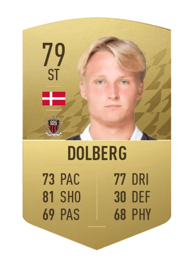Kasper Dolberg Common 79 OVR