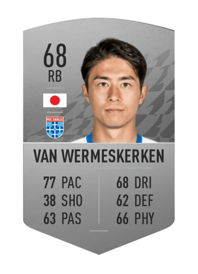 Sai van Wermeskerken Common 68 OVR