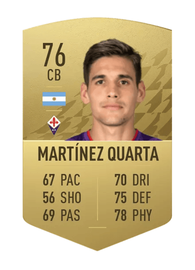 Lucas Martínez Quarta Common 76 OVR