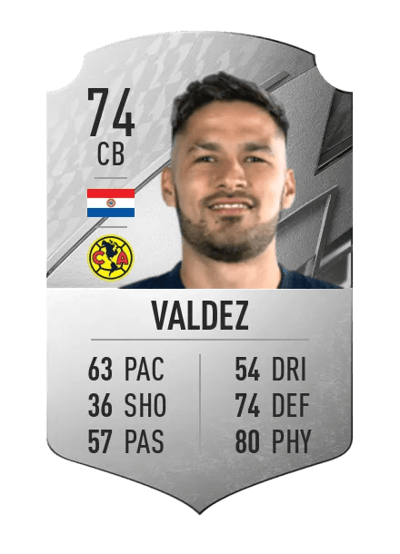 Bruno Valdez Rare 74 OVR