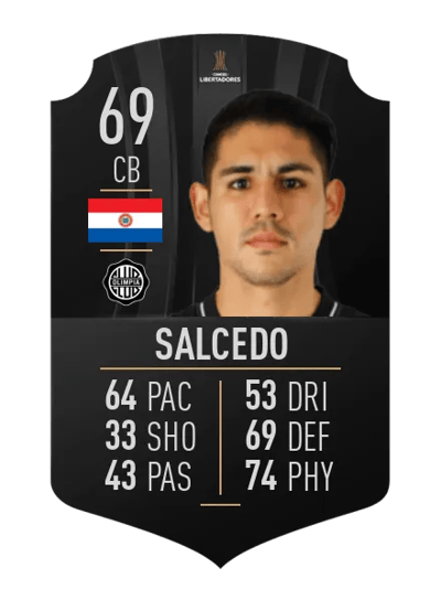 Saúl Salcedo CONMEBOL LIBERTADORES 69 OVR