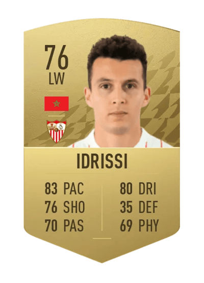 Oussama Idrissi Common 76 OVR