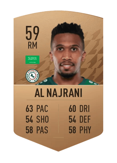 Majed Al Najrani Common 59 OVR