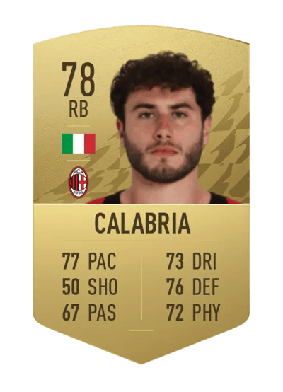 Davide Calabria Common 78 OVR