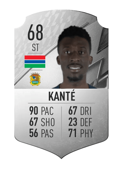 Aboubakary Kanté Rare 68 OVR