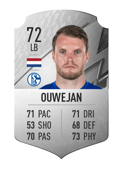 Thomas Ouwejan Rare 72 OVR