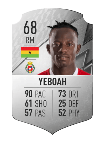 Yaw Yeboah Rare 68 OVR