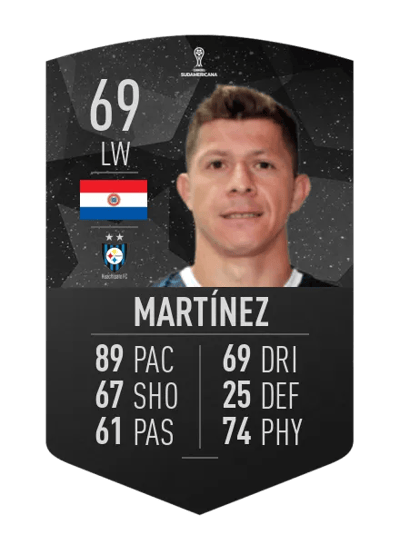 Cris Martínez CONMEBOL SUDAMERICANA 69 OVR