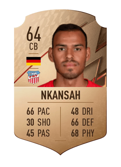 Steffen Nkansah Rare 64 OVR
