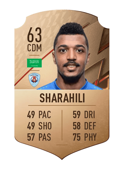 Riyadh Sharahili Rare 63 OVR