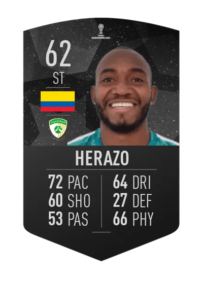 Diego Herazo CONMEBOL SUDAMERICANA 62 OVR