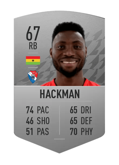 Emmanuel Hackman Common 67 OVR