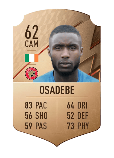 Emmanuel Osadebe Rare 62 OVR