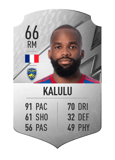 Aldo Kalulu Rare 66 OVR