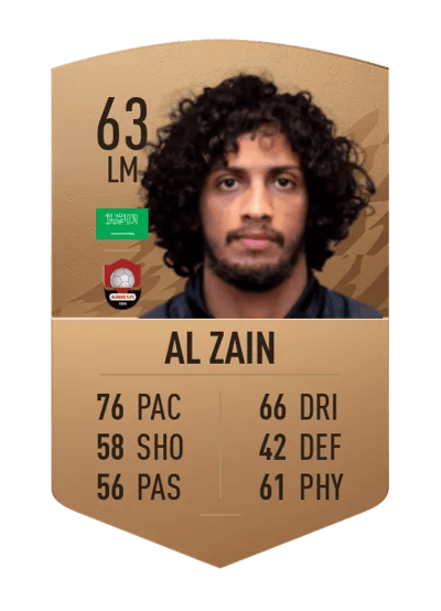 Ahmed Al Zain Common 63 OVR
