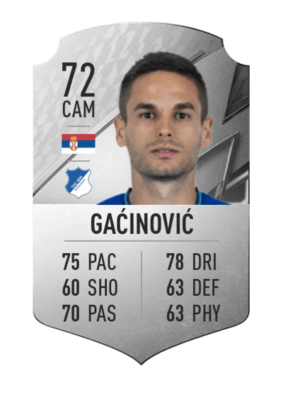 Mijat Gaćinović Rare 72 OVR