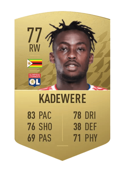Tino Kadewere Common 77 OVR
