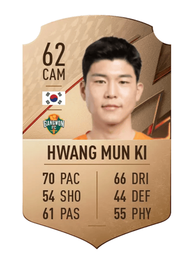 Hwang Mun Ki Rare 62 OVR