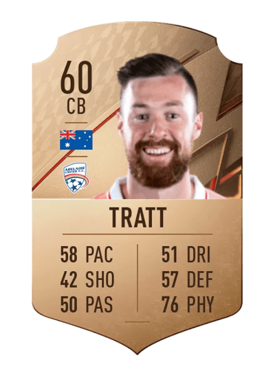 Jacob Tratt Rare 60 OVR