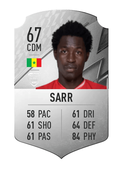 Sidy Sarr Rare 67 OVR