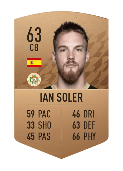 Ian Soler Common 63 OVR