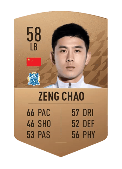 Zeng Chao Common 58 OVR