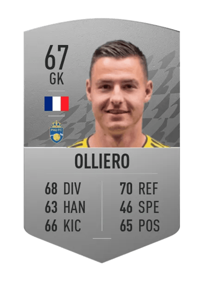 Alexandre Olliero Common 67 OVR
