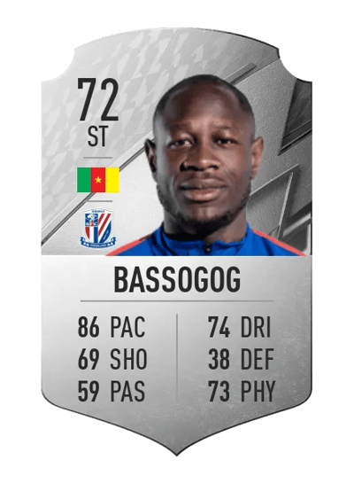 Christian Bassogog Rare 72 OVR