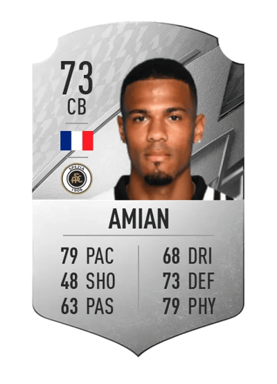 Kelvin Amian Rare 73 OVR