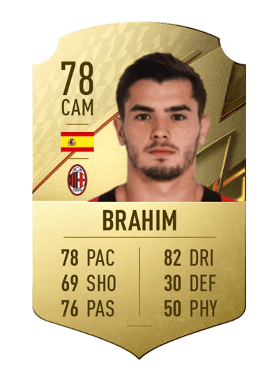 Brahim Rare 78 OVR