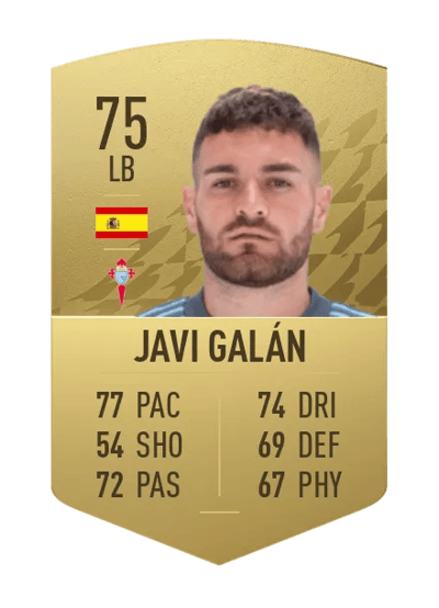 Javi Galán Common 75 OVR
