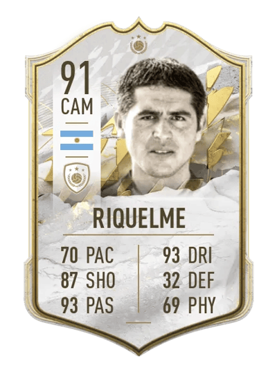 Juan Román Riquelme Icon 91 OVR