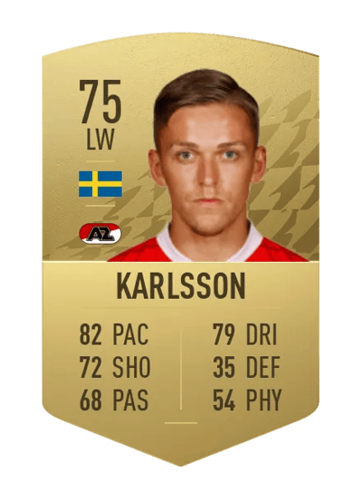 Jesper Karlsson Common 75 OVR