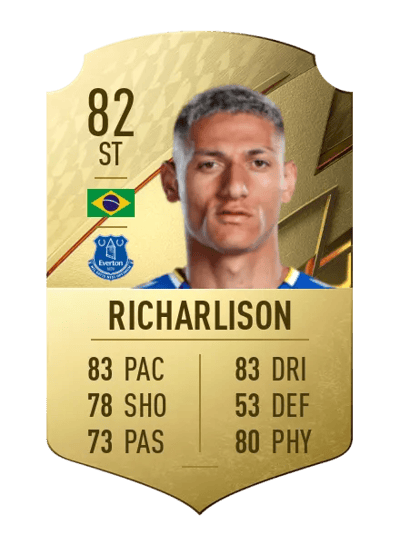 Richarlison Rare 82 OVR