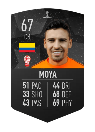 José Moya CONMEBOL SUDAMERICANA 67 OVR