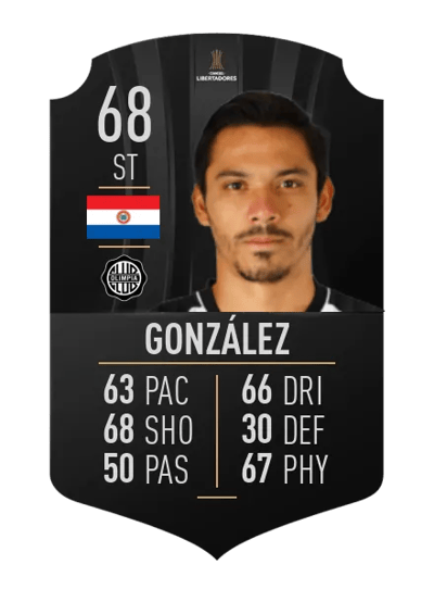 Walter González CONMEBOL LIBERTADORES 68 OVR