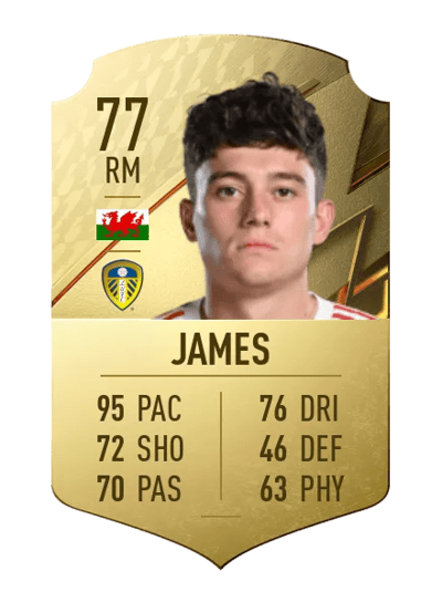 Daniel James Rare 77 OVR