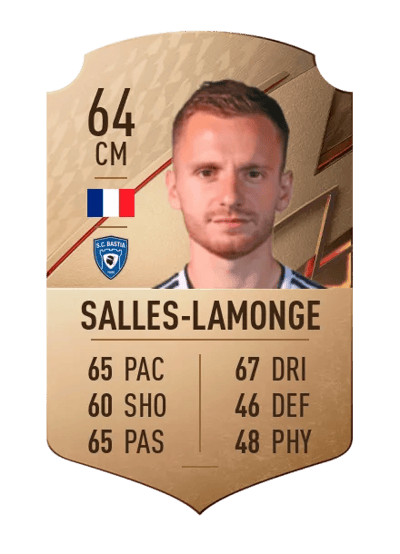 Sébastien Salles-Lamonge Rare 64 OVR