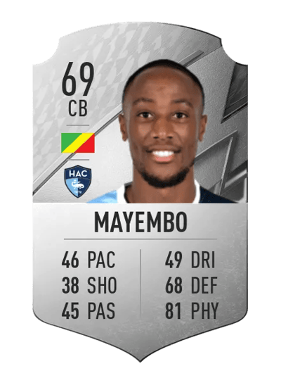 Fernand Mayembo Rare 69 OVR
