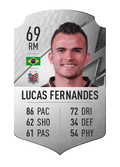 Lucas Fernandes Rare 69 OVR