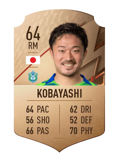 Shota Kobayashi Rare 64 OVR