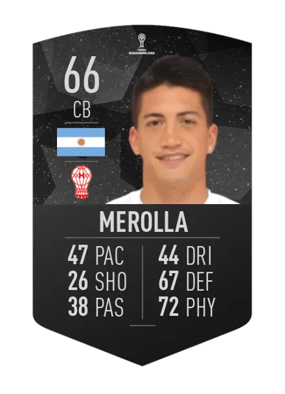 Lucas Merolla CONMEBOL SUDAMERICANA 66 OVR