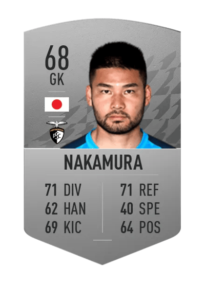 Kosuke Nakamura Common 68 OVR