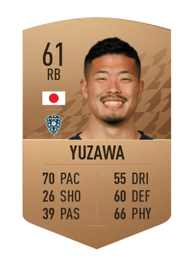 Masato Yuzawa Common 61 OVR