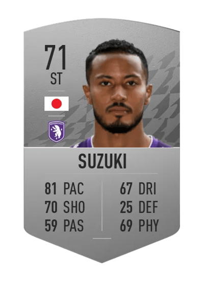 Musashi Suzuki Common 71 OVR