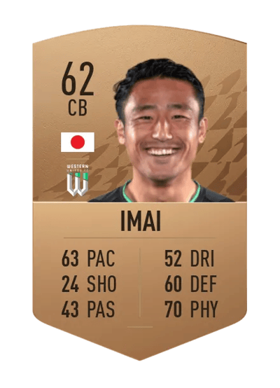 Tomoki Imai Common 62 OVR