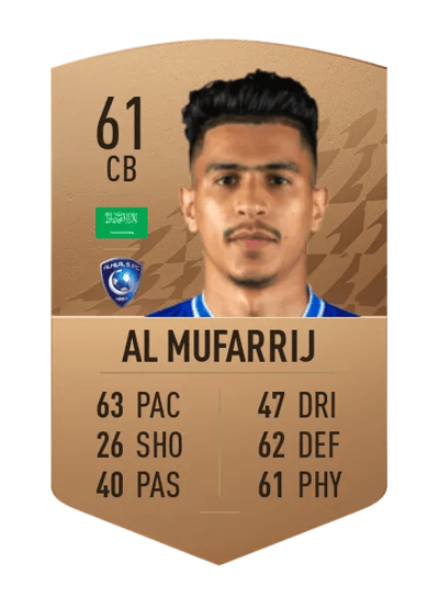 Muteb Al Mufarrij Common 61 OVR