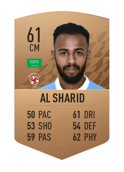 Abdulaziz Al Sharid Common 61 OVR