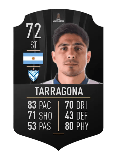 Cristian Tarragona CONMEBOL LIBERTADORES 72 OVR